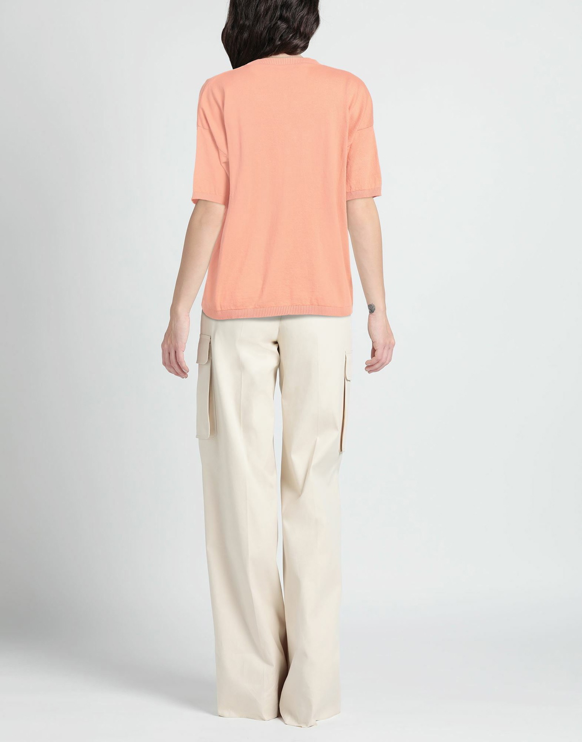 Crossley Womens Sweater in Salmon pink