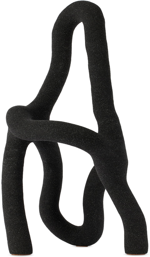 Photo: Hot Wire Extensions SSENSE Exclusive Black Faux Species #4 Sculpture