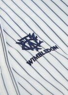 Polo Ralph Lauren Striped Embroidered Cotton Shirt White