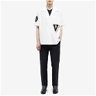 Valentino Men's Varsity Vacation Shirt in Optical White