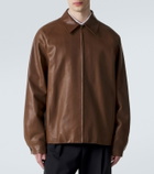 The Row Mount leather jacket