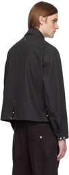 Omar Afridi Black Drawcord Jacket
