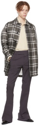 Cornerstone Brown Mulberry Silk Coat