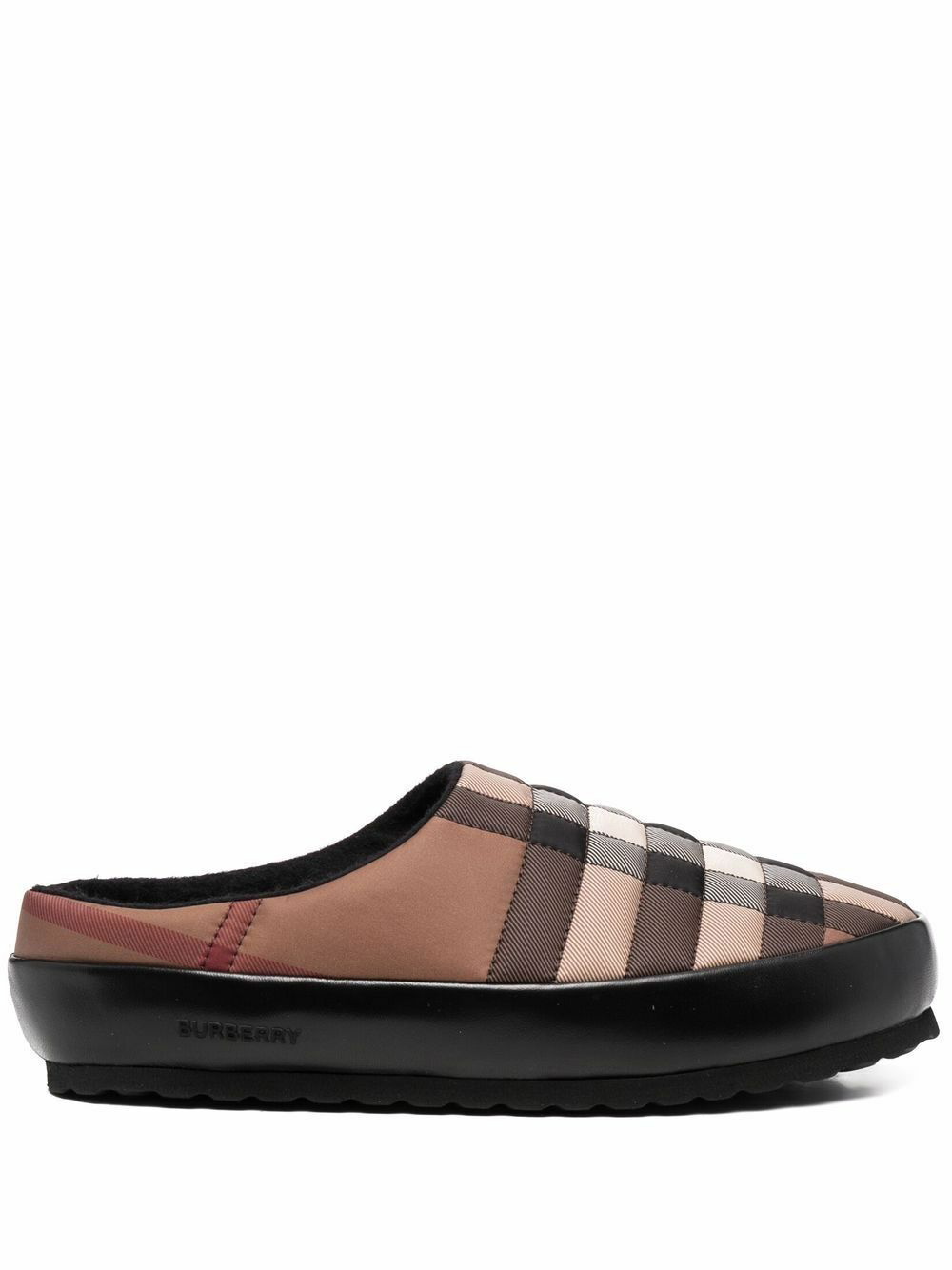Photo: BURBERRY - Checked Slippers