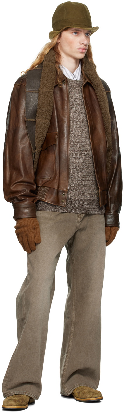 【完売品】COOR Vegetable Leather A-2 Jacket MUSINSA | COOR Vegetable Leather A-2 Jacket (Brown)