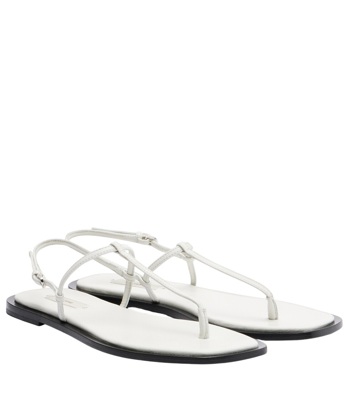 Photo: Toteme Leather thong sandals