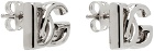 Dolce & Gabbana Silver 'DG' Earrings