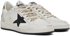 Golden Goose Off-White Ball Star Sneakers