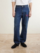 Needles - Straight-Leg Logo-Embroidered Jeans - Blue