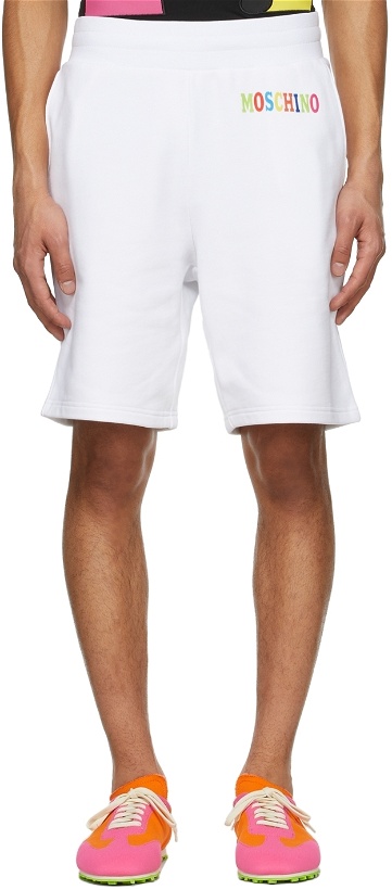 Photo: Moschino White Cotton Shorts