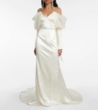 Danielle Frankel Bridal Maren wool and silk gown