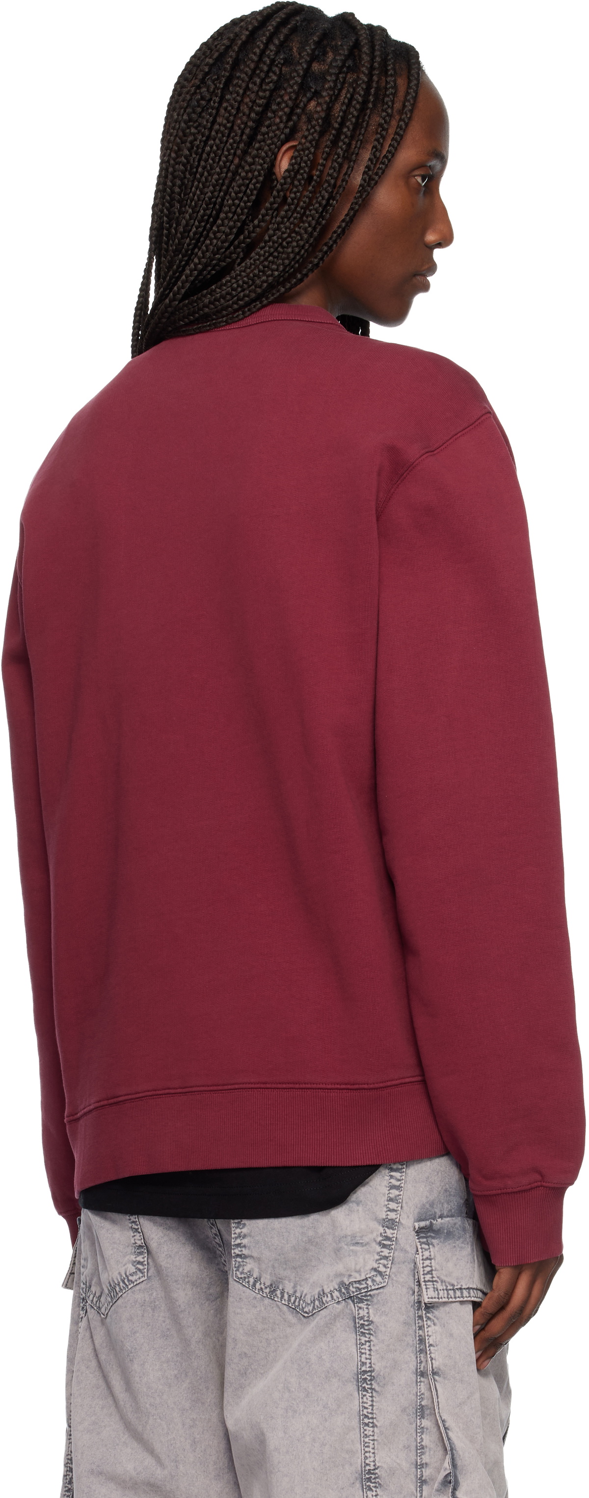 Carhartt Work In Progress Red Faded Pond Corps Sweatshirt