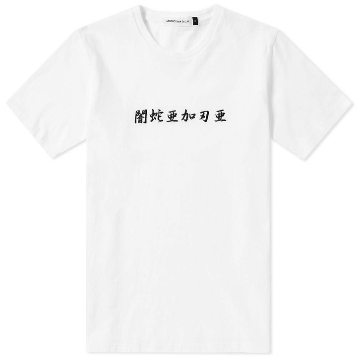 Photo: Undercover Kanji Embroidered Tee
