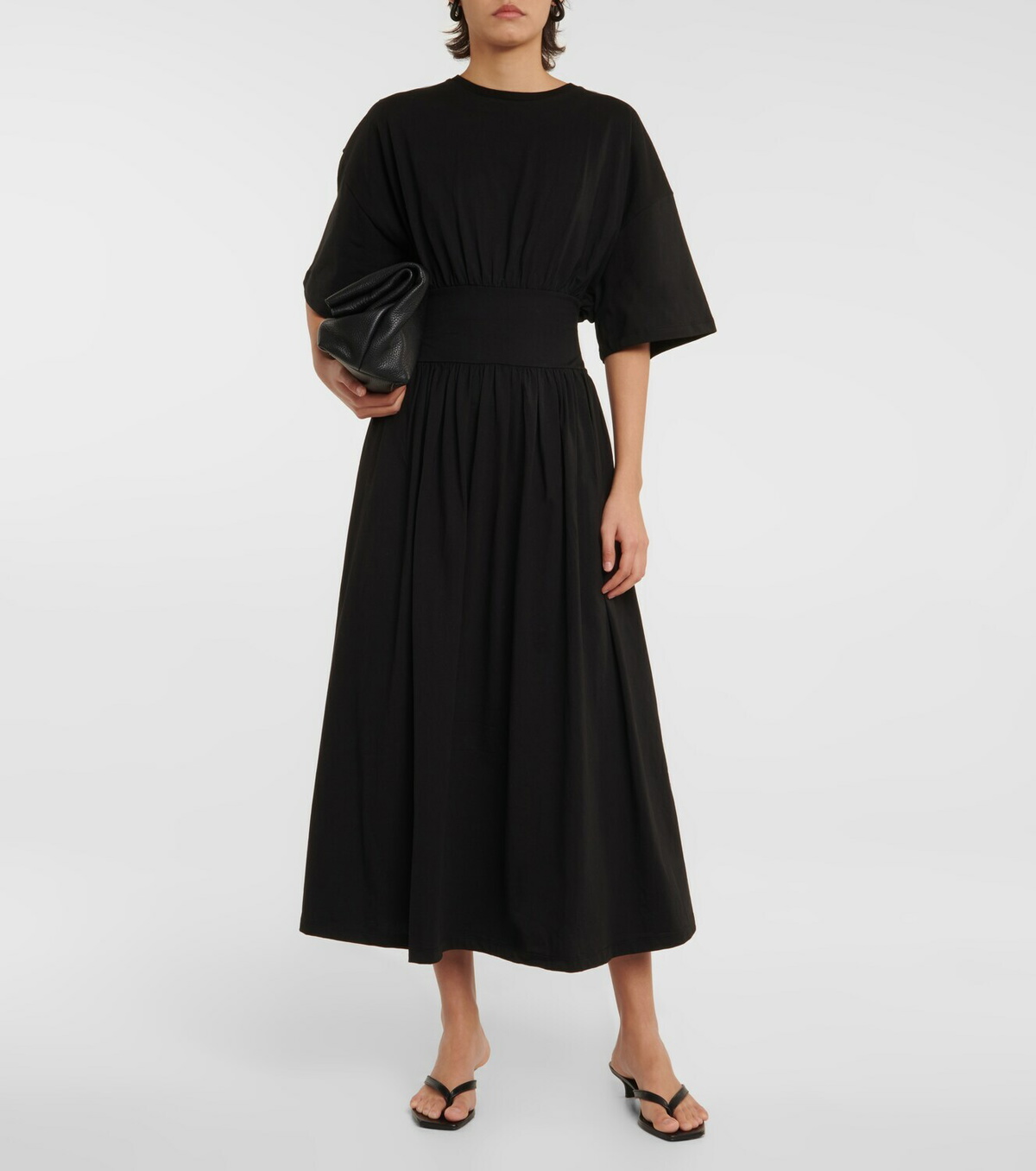 Toteme Cotton T-shirt midi dress Toteme
