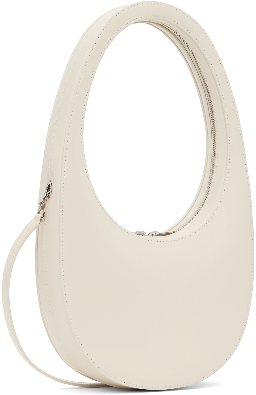 Coperni Off-White Gloss Crossbody Swipe Bag