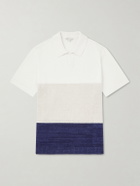 Onia - Linen, Silk and Cotton-Blend Polo Shirt - Neutrals