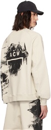 A-COLD-WALL* Off-White Brushstroke Sweatshirt