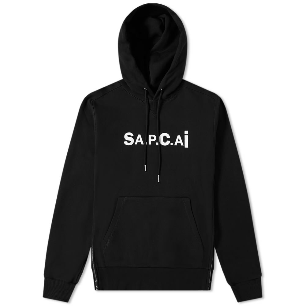 A.P.C. x Sacai Taiyo Hoody in Black A.P.C.