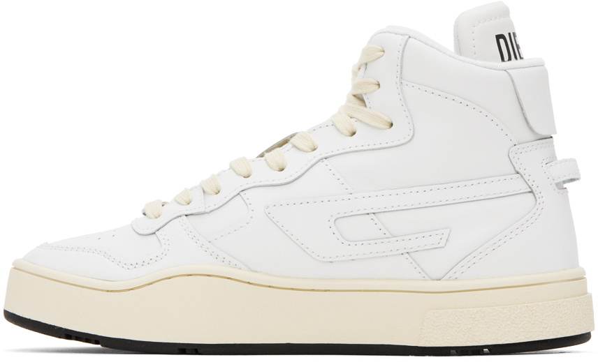 Diesel White S-Ukiyo Mid X Sneakers