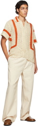 Bode Crochet Sunspot Shirt