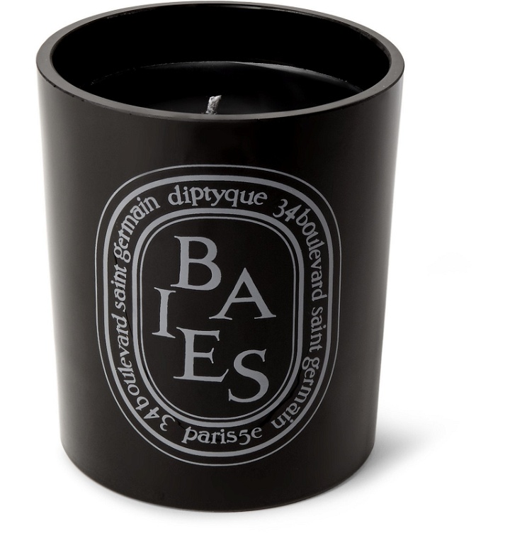 Photo: Diptyque - Black Baies Scented Candle, 300g - Black