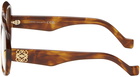 LOEWE Brown Anagram Glasses