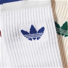 Adidas Solid Crew Sock - 3 Pack in White
