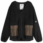 Deva States Men's Overcast Fleece Jacket in Black