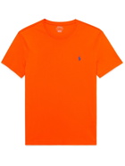 POLO RALPH LAUREN - Slim-Fit Cotton-Jersey T-Shirt - Orange