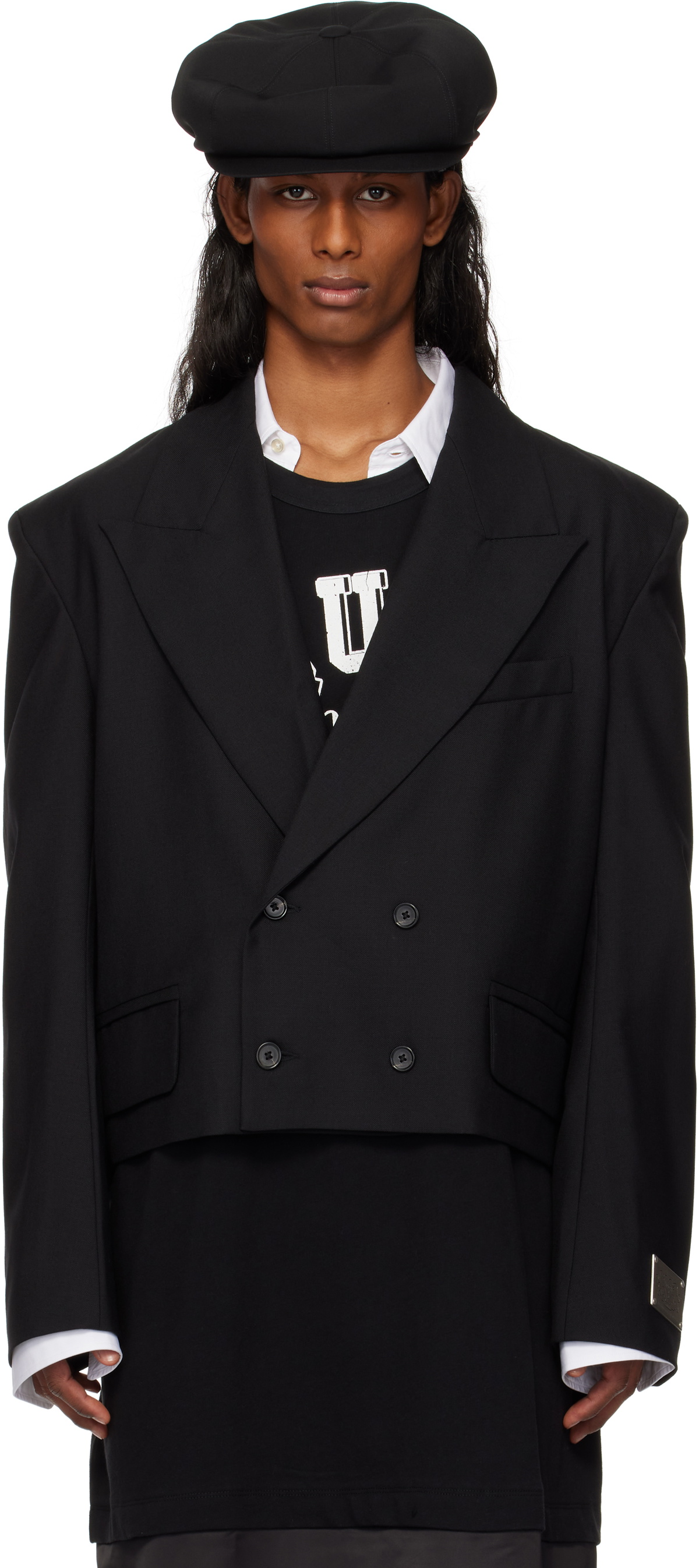 VAQUERA Black Slouchy Blazer