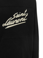 SAINT LAURENT - '50s Signature Logo Sweatshirt Hoodie