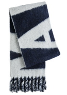 Isabel Marant Loliana Logo-intarsia Alpaca-blend Scarf - Multicoloured - One Size