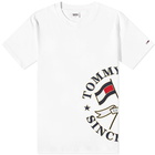 Tommy Jeans Men's Modern Prep Side Logo T-Shirt in White