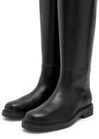 Tods Gomma Leather Knee-high Boots Black