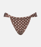 Montce Sandra polka-dot bikini bottoms