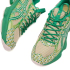 Asics US7-S Gel-Kenetic Fluent Sneakers in Watershed Rose/Kale