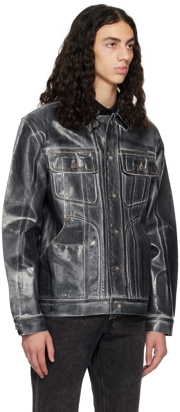Diesel Black D-Riley Denim Jacket Diesel