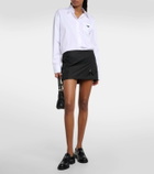 Prada Logo leather loafers
