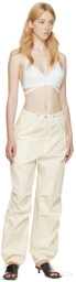 Dion Lee Off-White Toggle Parachute Trousers