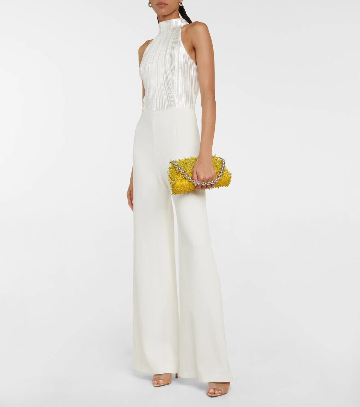 Galvan Bridal Panarea halterneck jumpsuit