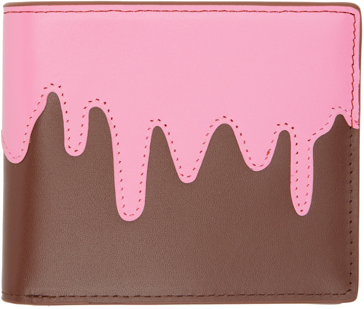 Photo: ICECREAM Pink & Brown Drippy Wallet