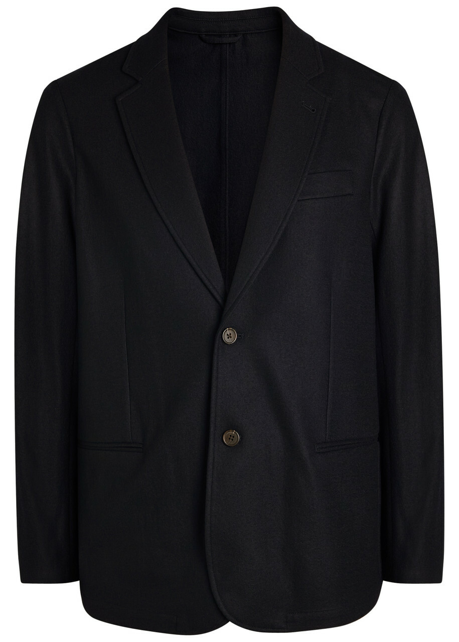 Emporio Armani Wool Blazer Navy