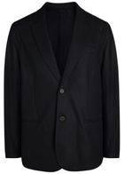 Emporio Armani Wool Blazer Navy