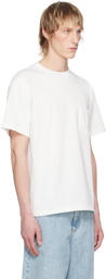 N.Hoolywood White Crewneck T-Shirt