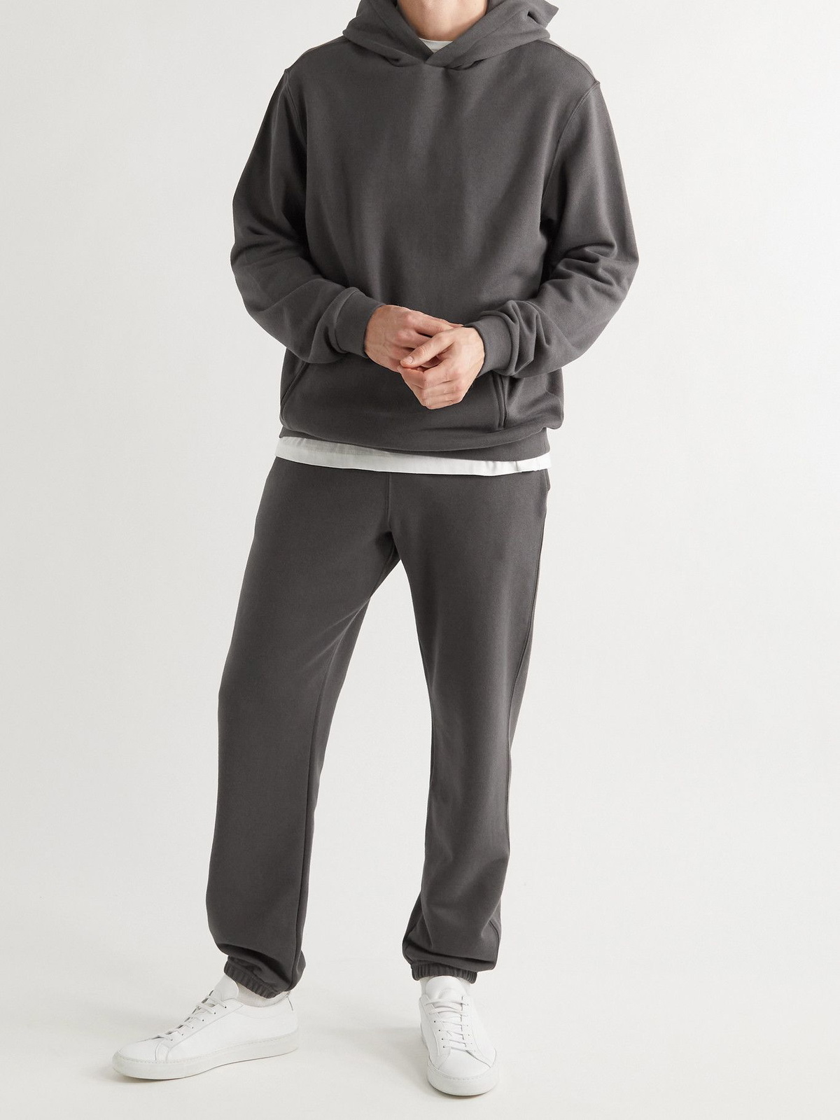 SSAM - Recycled Cotton and Cashmere-Blend Jersey Hoodie - Black SSAM