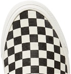 Vans - OG Classic LX Checkerboard Canvas Slip-On Sneakers - White