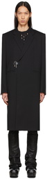 Givenchy Black Padlock Coat