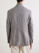De Petrillo - Posillipo Wool and Cashmere-Blend Blazer - Gray