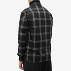 Fred Perry Authentic Men's Twill Check Shirt in Black