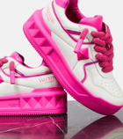 Valentino Garavani One Stud leather low-top sneakers